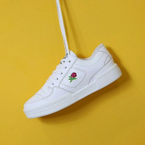 Chaussures de printemps femme en PU ronde ouverture profonde, avec lacets, Wedges, Génoise, Style romain - semelle caou