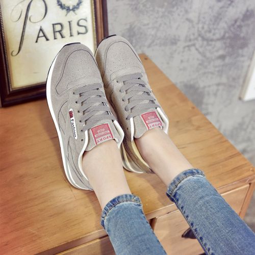 Chaussures de printemps femme en PU ronde avec lacets - semelle caoutchouc Ref 995209