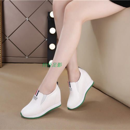 Chaussures de printemps femme en PU ronde Wedges - loisir semelle caoutchouc Ref 995210