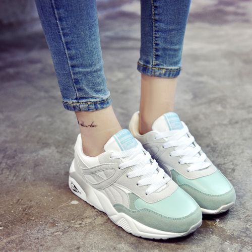 Chaussures de printemps femme en ronde étanche - confortable semelle caoutchouc Ref 995228