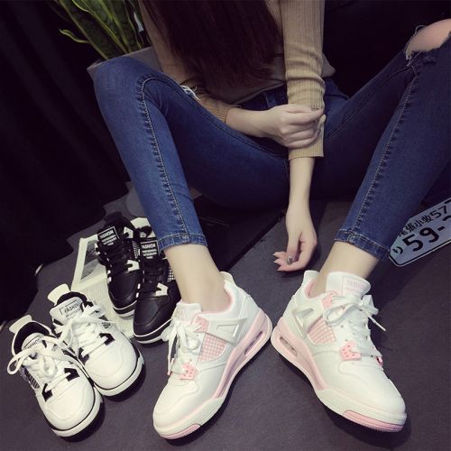 Chaussures de printemps femme en PU ronde avec lacets, Génoise, étanche, Modèles mélangées - loisir Ref 995234