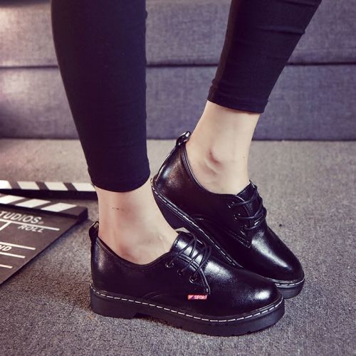 Chaussures de printemps femme en PU ronde étanche - loisir semelle TPR Ref 995275