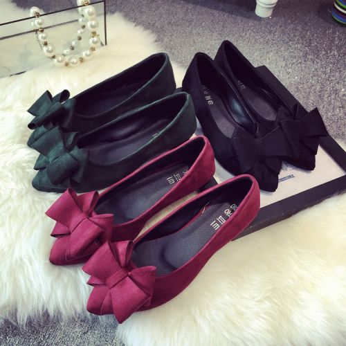 Chaussures de printemps femme en PU pointu ouverture profonde, arc - semelle caoutchouc Ref 995288