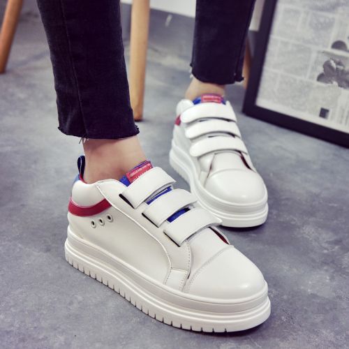 Chaussures de printemps femme en PU ronde Génoise - loisir semelle caoutchouc Ref 995311