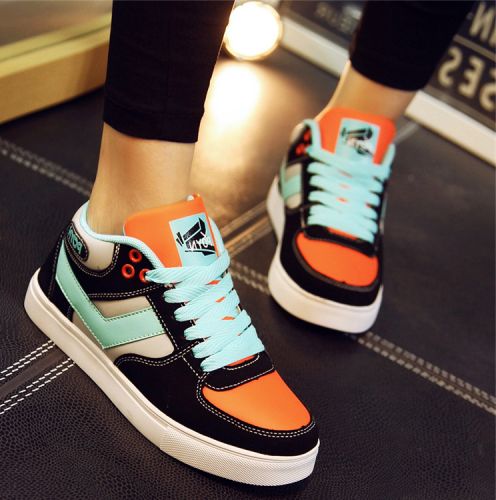 Chaussures de printemps femme en PU ronde ouverture profonde- collège - semelle caoutchouc Ref 995327