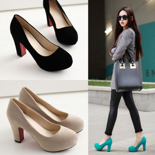 Chaussures de printemps femme en ronde ouverture profonde, étanche - semelle caoutchouc Ref 995332