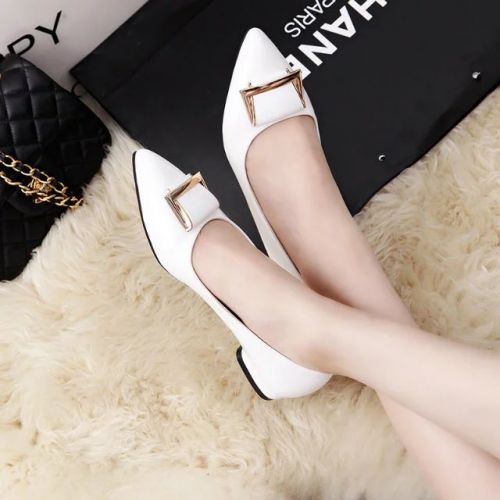 Chaussures de printemps femme en PU MEIGO GIRL pointu ouverture profonde- semelle caoutchouc - Ref 995355