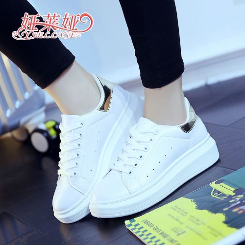 Chaussures de printemps femme en PU YSELLYSE pointu ouverture profonde, avec lacets - loisir semelle caoutchouc Ref