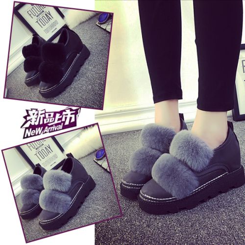 Chaussures de printemps femme en PU ronde - Europe semelle caoutchouc Ref 995370