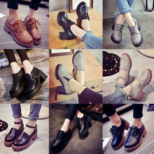 Chaussures de printemps femme en PU ronde Wedges, Génoise, étanche - Europe semelle TPR Ref 995416