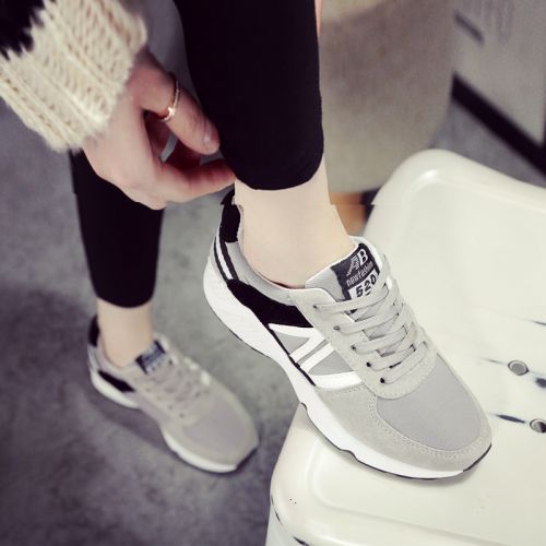 Chaussures de printemps femme en tissu ronde - Ref 995418