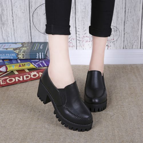 Chaussures de printemps femme en PU ronde - loisir Ref 995439