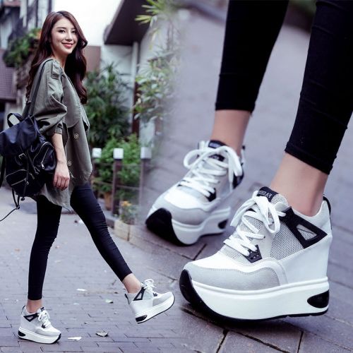Chaussures de printemps femme en PU ronde Modèles mélangées, Wedges, Génoise - semelle polyuréthane Ref 995454