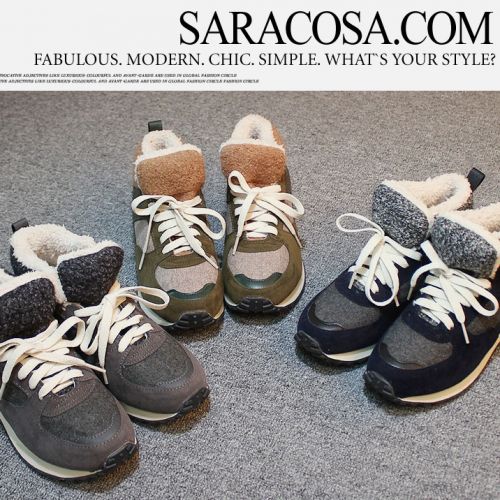 Chaussures de printemps femme en velours côtelé ronde Modèles mélangées - Ref 995498