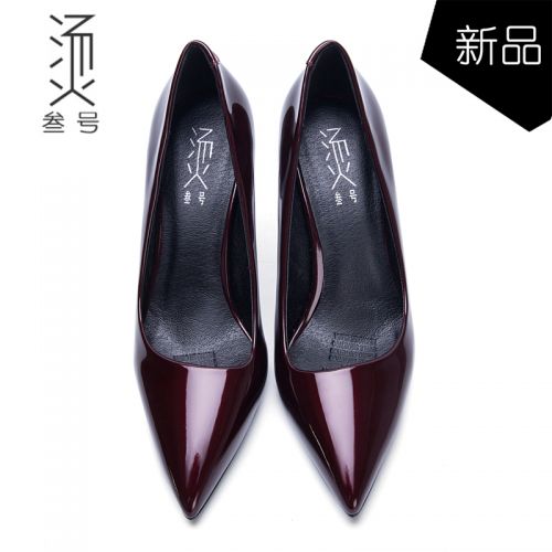 Chaussures de printemps femme en Manteau peinture pointu ouverture profonde- élégant - semelle caoutchouc Ref 995610