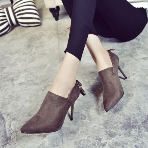 Chaussures de printemps femme en pointu arc - semelle caoutchouc Ref 995617