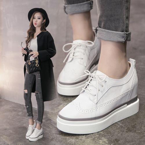 Chaussures de printemps femme en Vache revêtement cuir fendu CRAPE MYRTLE ronde - Europe semelle polyuréthane Ref 995671