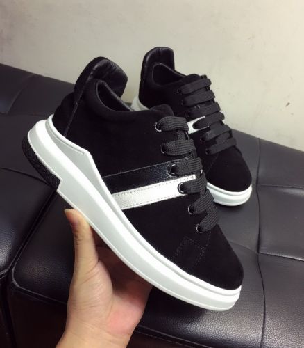 Chaussures de printemps femme en vache, Nubuck, ronde étanche, Génoise, Modèles mélangées, avec lacets - Europe