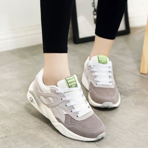 Chaussures de printemps femme en vache, Nubuck, ronde Wedges, T-strap, avec lacets - semelle polyuréthane Ref 9