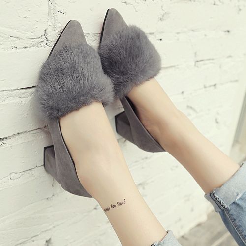 Chaussures de printemps femme en pointu - Europe semelle caoutchouc Ref 995764