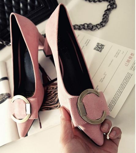 Chaussures de printemps femme en ANNAILI pointu ouverture profonde, arc, décoration métallique - Commuter 