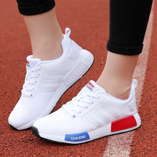 Chaussures de printemps femme en engrener ronde engrener, avec lacets, étanche - loisir semelle caoutchouc Ref 995791