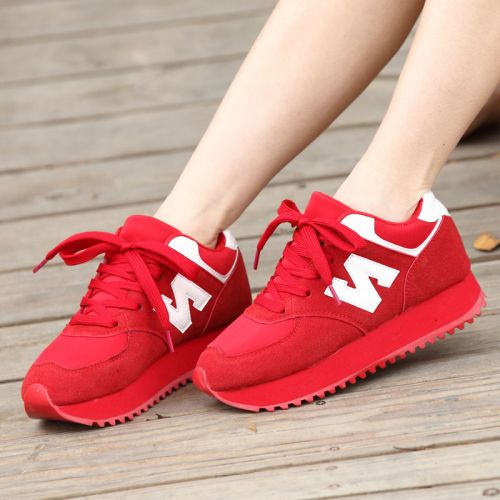 Chaussures de printemps femme en engrener ronde - loisir semelle caoutchouc Ref 995796