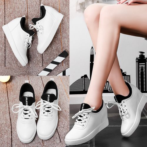 Chaussures de printemps femme en PU PLAYBOY ronde avec lacets, Avec une combinaison fines - semelle caoutchouc Ref 995