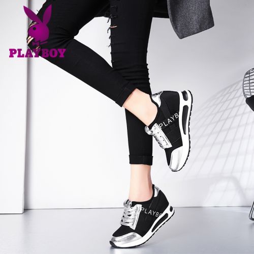 Chaussures de printemps femme en PU PLAYBOY ronde ouverture profonde, avec lacets, Avec une combinaison fines - lois