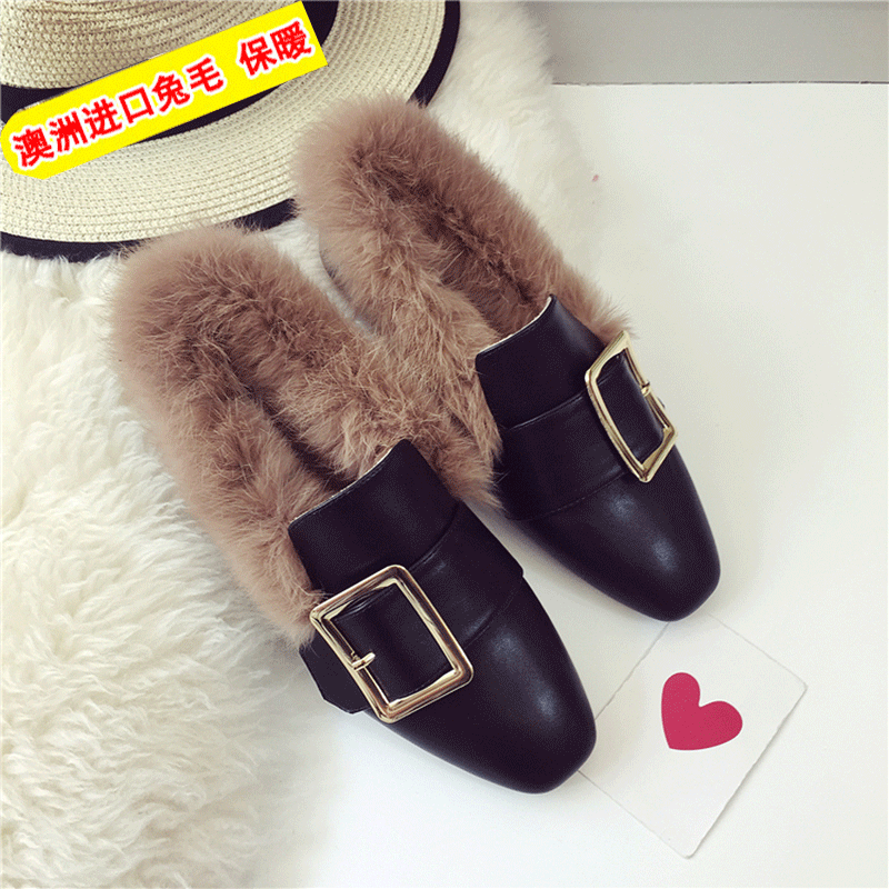 Chaussures de printemps femme en Première couche cuir VANLOWEAR ronde - semelle caoutchouc Ref 995856