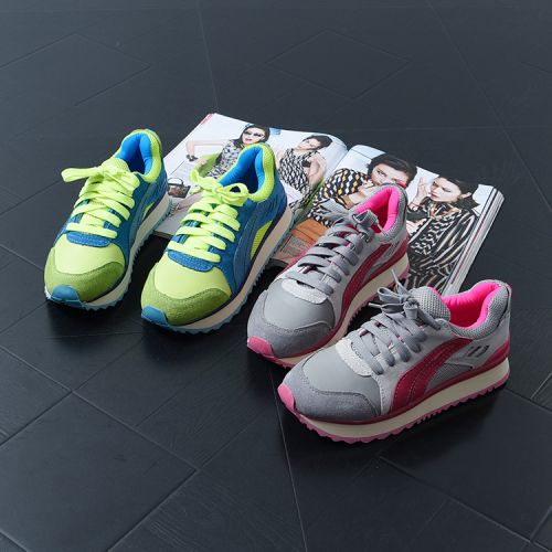 Chaussures de printemps femme en engrener ronde - Ref 995918