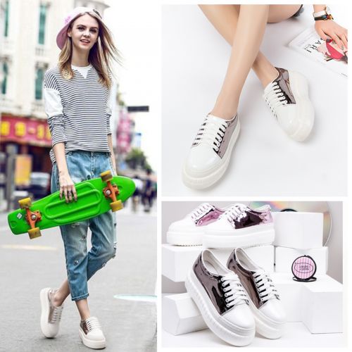 Chaussures de printemps femme en Première couche cuir ronde Génoise, étanche - doux semelle caoutchouc Ref 995942