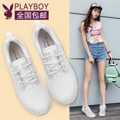 Chaussures de printemps femme en engrener PLAYBOY ronde ouverture profonde, avec lacets, creux, Génoise, - sem