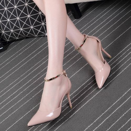 Chaussures de printemps femme en PU pointu - Europe semelle caoutchouc Ref 995992