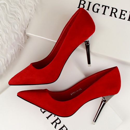 Chaussures de printemps femme en BIGTREE pointu ouverture profonde- Europe - semelle caoutchouc Ref 996075