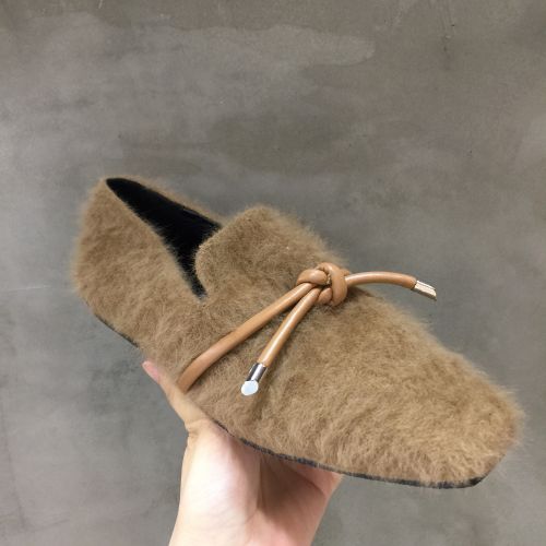 Chaussures de printemps femme en laine QUEEN X IT GO tête carrée arc - semelle fond composite Ref 996142