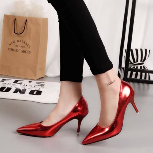 Chaussures de printemps femme en Manteau peinture pointu - Ref 996194