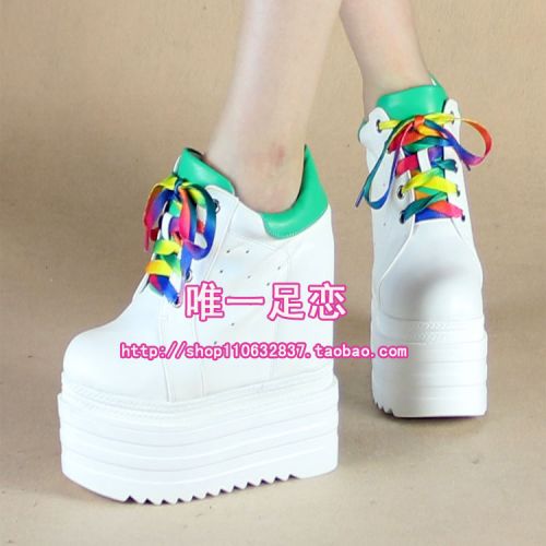 Chaussures de printemps femme en PU ronde Wedges, étanche - Ref 996242