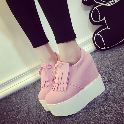 Chaussures de printemps femme en vache, Nubuck, ronde - semelle polyuréthane Ref 996322