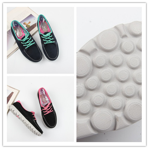 Chaussures de printemps femme en Première couche cuir HERNAN LANDER ronde - Ref 996326