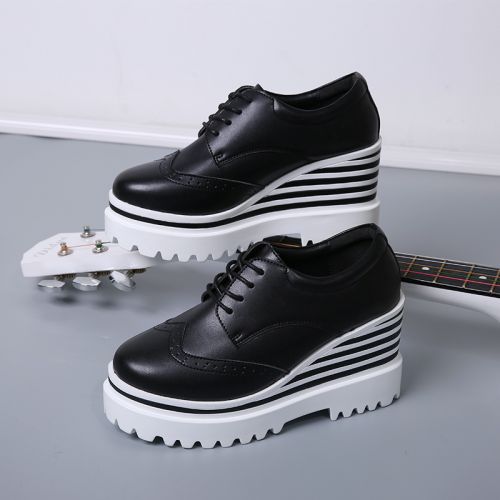 Chaussures de printemps femme en PU TRIPODS ronde Wedges, Génoise, étanche - Europe semelle polyuréthane Ref 996384