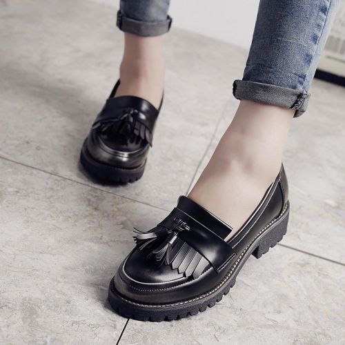 Chaussures de printemps femme en PU NAMEKAREN ronde - Ref 996395