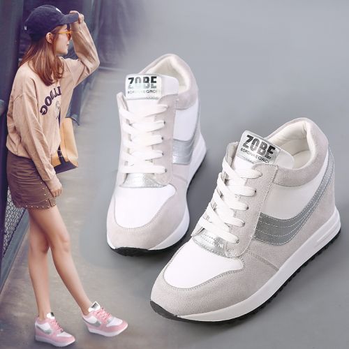 Chaussures de printemps femme en vache, Nubuck, ZEITR ronde avec lacets, Modèles mélangées, Génoise, étanche, T-z