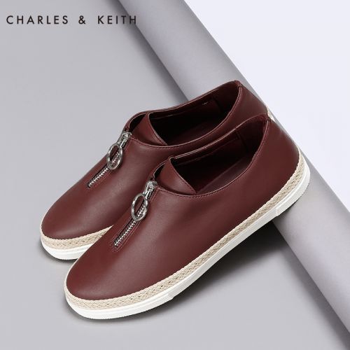 Chaussures de printemps femme en PU CHARLES&AMPKEITH ronde chaîne - Europe semelle fond composite Ref 996454