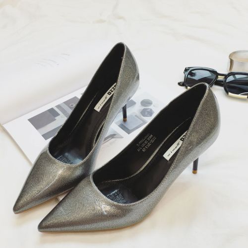 Chaussures de printemps femme en PU OSSO pointu ouverture profonde- semelle caoutchouc - Ref 996472