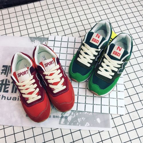 Chaussures de printemps femme en vache, Nubuck, ronde ouverture profonde, avec lacets, Modèles mélangées - Re