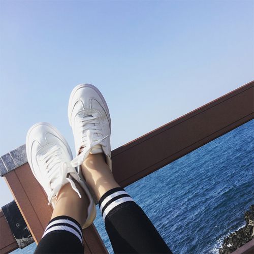 Chaussures de printemps femme en PU ronde - Ref 996543