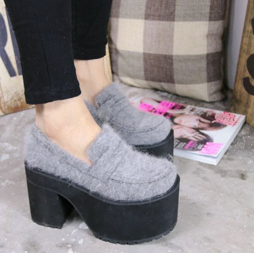 Chaussures de printemps femme en Une variété matériaux épissure ronde - Ref 996661