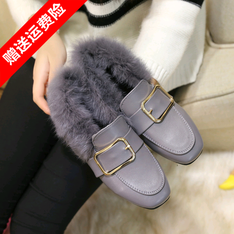 Chaussures de printemps femme en PU ronde - semelle caoutchouc Ref 996671