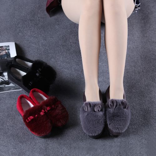 Chaussures de printemps femme en tissu ronde ruban, arc - loisir Ref 996710